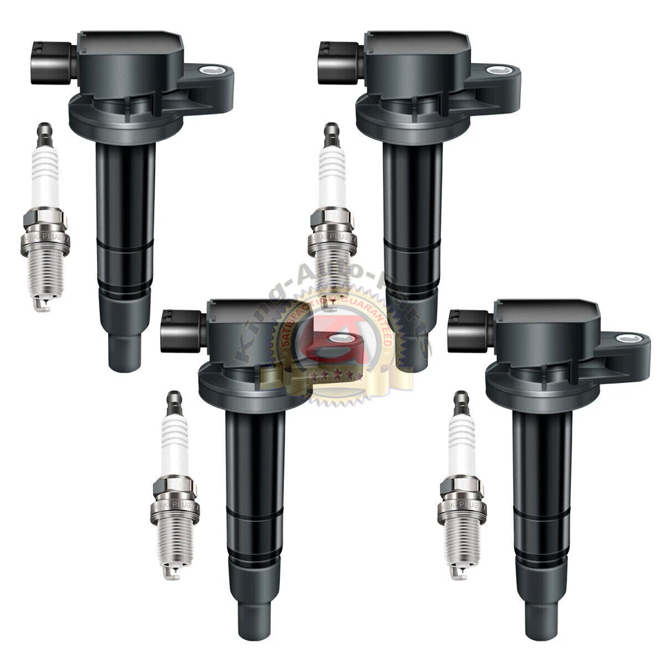 Ignition Coil & Iridium Spark Plug Set for Toyota Yaris Echo Prius xB 1.5L UF316 Foto 1 de 4