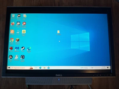 Dell 2407WFPb 24" 1920 x 1200 FHD VGA DVI RCA S-Video Component NO STAND - Image 1 of 4