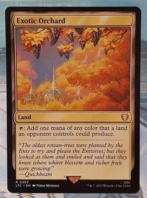 Magic - Exotic Orchard - Rare/Land - Commander: Der Herr der Ringe: EN/NM - Bild 1 von 4