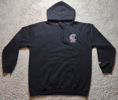 Champion Talla 3XL Sudadera con Capucha Inglés Antiguo Grande Fuente Logo Campeón Atletismo Hechizo Foto 1 de 4
