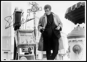 Steve McQueen, Autographed, Cotton Canvas Image. Limited Edition (SM-904) - Picture 1 of 1