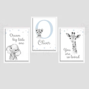 Niños Safari Selva Zoológico Animal Impresiones Personalizadas SOLO A4 Estrellas Guardería - Imagen 1 de 2