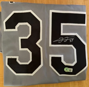 CHICAGO WHITE SOX FRANK THOMAS  SIGNED BASEBALL JERSEY  AUTO AUTOGRAPH JSA COA - Picture 1 of 5