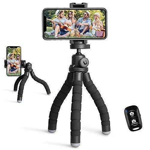 Ubeesize Phone Tripod, Portable and Flexible Tripods with Wireless Remote - Image 1 of 1