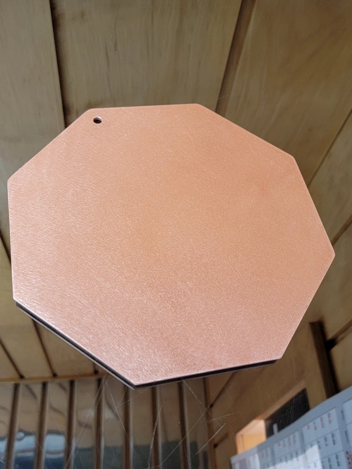 1/8” Thick Pure Copper Heat Diffuser 8” Octagon Stove Topper Defrost Plate - Image 1 of 4