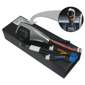 SCHALTHEBEL SCHALTKNAUF AUTOMATIK FÜR BMW E81 E87 3er E90 E91 LEDER + LED - Bild 1 von 5
