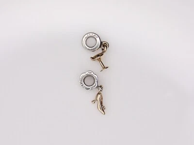 SET 925 y 14K Pandora Martini Cristal Cuelga Dije y Tacón Alto Cuelga Dije Foto 1 de 4