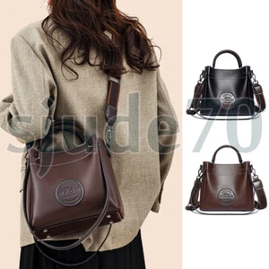 Women Crossbody Bag Leather Shoulder Handbag Purse Ladies Top Handle Clutch Tote - Picture 1 of 9