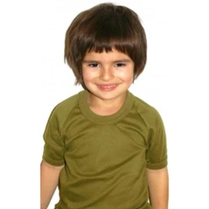 T Shirt - Kids - Khaki - Crew - Australian Made - Army & Military - Picture 1 of 6