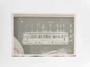 EISENBAHNNEGATIV, PACIFIC ELECTRIC RAILWAY, L.A. 1912, 7TH & CENTRAL (NN178) - Bild 1 von 1