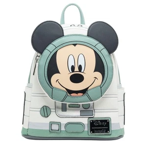 Disney Glow in the Dark Mickey Mouse Spaceman Cosplay Women's Backpack - Picture 1 of 7