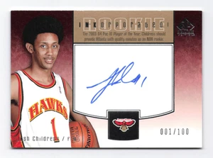 2005 Upper Deck Basketball 001/100 Inkorporated JOSH CHILDRESS Rookie Auto RI-JC - Picture 1 of 3