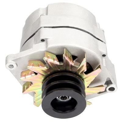 Alternator for Buick GMC Chevrolet 10SI 1-Wire with 2 Groove Pulley CW 12V 63A - Image 1 of 4