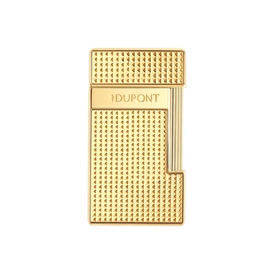 ACCENDINO S.T. DUPONT SLIMMY PUNTA DI DIAMANTE GIALLO ORO - Immagine 1 di 4