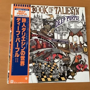 DEEP PURPLE THE BOOK OF TALIESYN JAPAN LP OBI P-6502W - Picture 1 of 6