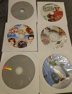 Santa Paws Santa Clause Santa ?Muppett Christmas Mickey's Elf DVD discs Only - Picture 1 of 7