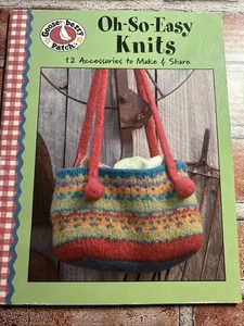 Stachelbeere Aufnäher Oh-So-Easy Knits 12 Zubehörteile Buch - Bild 1 von 5