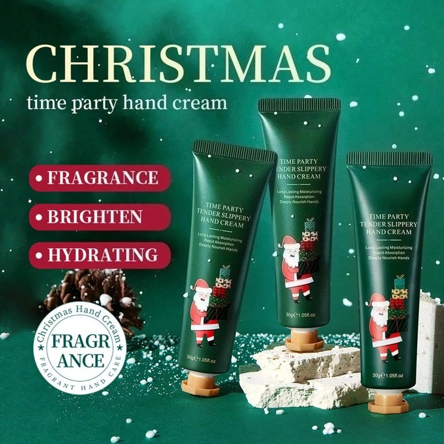 3pcs Christma Hand Cream Set, Strong Moisturizing Formula for Dry Cracked Hands - Image 1 of 4
