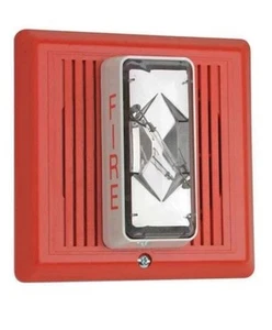 Edwards Signaling 2452Ths-15/75-R 15-75 Candela Horn Strobe Wand neuwertig Makelbox - Bild 1 von 5