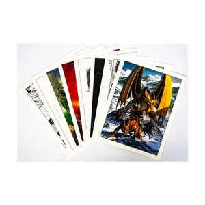 Colección de impresiones artísticas clásicas firmadas por D&D Larry Elmo - 8 firmadas P casi nuevas - Imagen 1 de 2