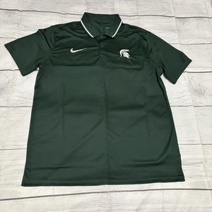Nike Dri Fit Michigan State Spartans Herren Größe Large Poloshirt Golf Freizeit - Bild 1 von 8