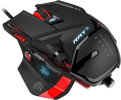 Mad Catz R.A.T. 6 8200dpi Gaming Maus USB 11 Tasten Laser ergonomisch RGB RAT6 - Bild 1 von 4