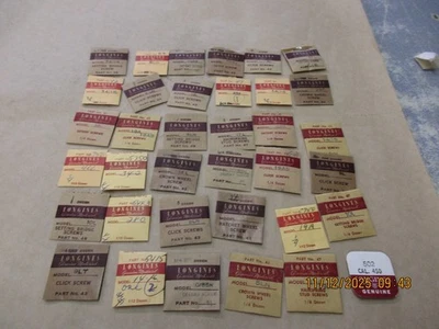 Nuevo Antiguo Stock Surtido Longines Piezas Relojero Repuesto Lote 14 Foto 1 de 4
