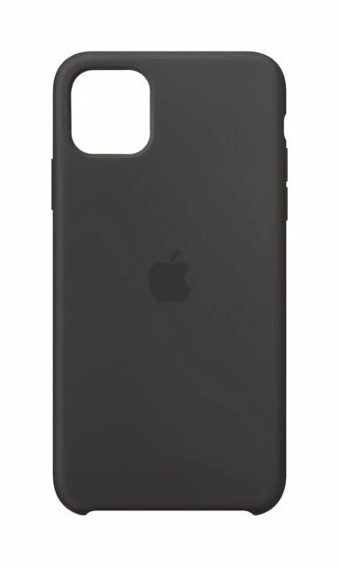 Custodia in silicone Apple per Apple iPhone 11 Pro Max - nero - Immagine 1 di 1