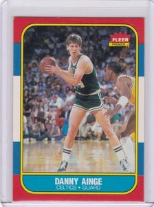 Tarjeta de baloncesto Fleer 1986 #4 Danny Ainge novato Boston Celtics - como nueva - Imagen 1 de 2