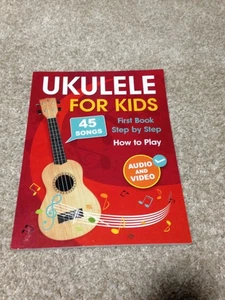 UKULELE FOR KIDS ALBINA MURADYMOVA PAPERBACK BOOK FIRST BOOK STEP BY STEP - Bild 1 von 7