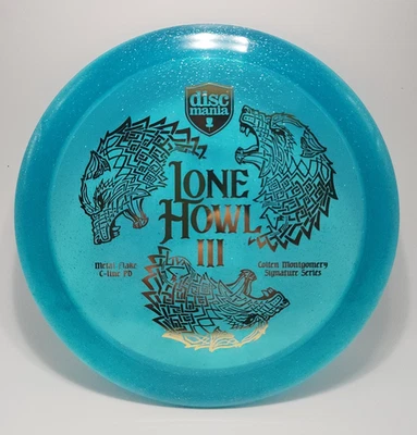 Disc Mania Colton Montgomery Lone Howl III C-Line Metal Flake PD Blue 173 Grams - Image 1 of 4