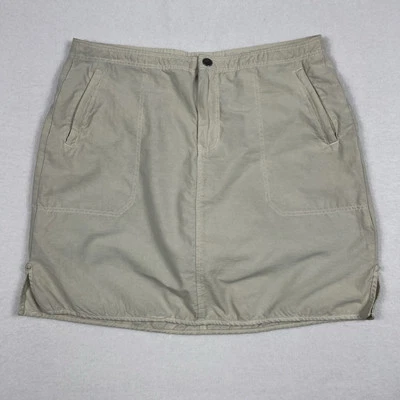 Pantalón corto World Wide Sportsman Offshore beige tostado algodón nailon para mujer talla 6” Foto 1 de 4