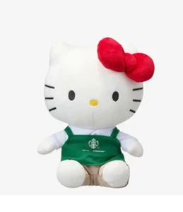 NUEVO Starbucks Hello Kitty Barista Peluche Juguete Artículo de Coleccionista - Imagen 1 de 1