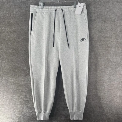 Pantalones de chándal Nike Sportswear Tech polar tiro medio gris para mujer talla XL FB8330-013 NUEVOS CON ETIQUETAS Foto 1 de 4
