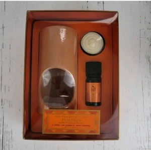 White Barn The Perfect Autumn Pumpkin Home Fragancia Aceite Set Tealight Calentador Nuevo en Caja - Imagen 1 de 8