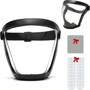 Face Shield, Tooltekt 1 Conteggio (Confezione da 1), Telaio Nero con Lato Trasparente  - Foto 1 di 7