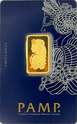 10 gram Gold Bar - PAMP Lady Fortuna Veriscan® (In Assay) - Image 1 of 2