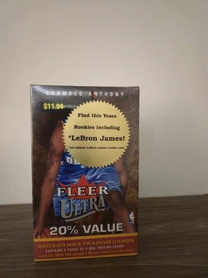 2003-04 FLEER ULTRA BASKETBALL SEALED BOX!! LEBRON JAMES, CARMELO ANTHONY ? - Image 1 of 4