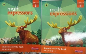 3rd Grade 3 Math Expressions Student Edition Set Volume 1 & 2 2026 - Picture 1 of 1