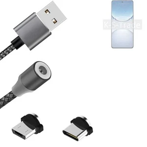 Kabel do ładowania danych do Vivo Y300 Pro+ z USB typu C i adapterem micro USB - Zdjęcie 1 z 6