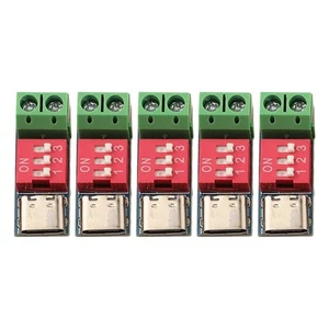 USB C For PD Trigger Boards Pack of 5 for Efficient Charging Solutions - Picture 1 of 12