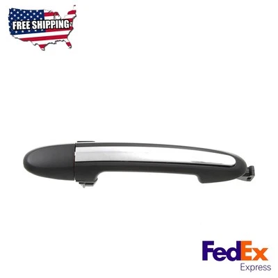 Manija de puerta exterior cromada lado del pasajero delantero para Hyundai Santa Fe 2007-2012 Foto 1 de 4