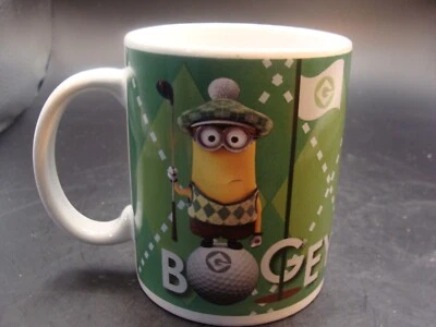 Despicable Me Minion Golf Bogey Mug ~ 3.75~Zak Designs Green Coffee~VGC~ - Image 1 of 4
