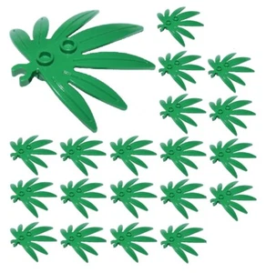 ☀️NUEVO LEGO 20x VERDE 6 X 5 Hojas de Espada Planta Verde Árbol Bosque Ciudad - Imagen 1 de 2