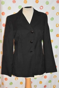 CARLISLE ECCOCI 8 ULTIMATE black SILK WOMENS JACKET NWT $$$ - Picture 1 of 9