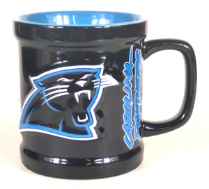 NFL Licensed Carolina Panthers Ceramic Sculpted Coffee Cup Mug 16 oz NEW - Picture 1 of 6