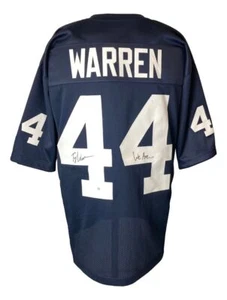Tyler Warren Penn State Signed Blue Football Jersey We Are Inscribed JSA - Picture 1 of 3