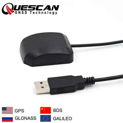 GPS Connector USB GNSS Antenna Receiver GPS Galileo BeiDou Satellite Receiver - Image 1 of 4