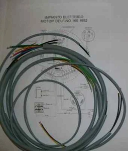 IMPIANTO ELETTRICO MOTOM DELFINO 160 CAB 218 - Picture 1 of 2