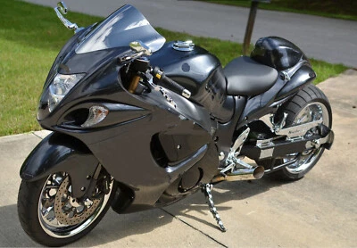 Fairing Kit For Suzuki Hayabusa GSX1300R 2008-2020 Gloss Black ABS Bodywork Set Foto 1 de 4